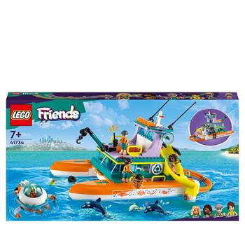 LEGO Friends 41734 Catamarano di Salvataggio Barca Giocattolo con Animali e Sottomarino Set Educativo Regalo per Bambini 7+  LEGO 2023 | Libraccio.it