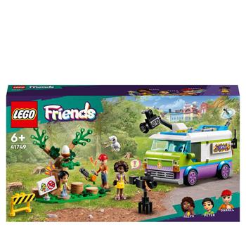 LEGO Friends 41749 Furgone della Troupe Televisiva Camion Giocattolo per le Notizie e Salvataggio Animali Regalo per Bambini  LEGO 2023 | Libraccio.it