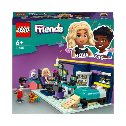 LEGO Friends 41755 La Cameretta di Nova Camera da Letto a Tema Videogiochi  Giochi per Bambini