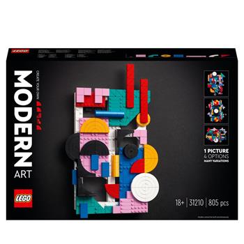 LEGO ART 31210 Arte Moderna Canvas Astratto da Costruire Hobby Creativi Adulti e Adolescenti Idea Regalo per Donne e Uomini  LEGO 2023 | Libraccio.it