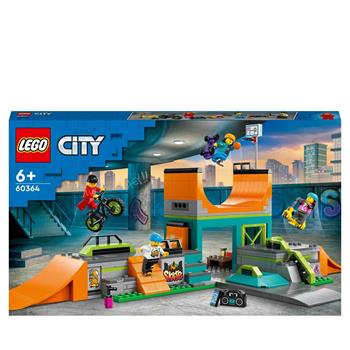 LEGO City 60364 Skate Park Urbano Gioco per Bambini 6+ con BMX Skateboard Monopattino Rollerblade e 4 Minifigure Set 2023  LEGO 2023 | Libraccio.it