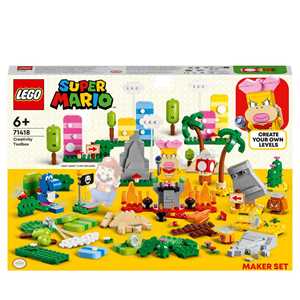 LEGO Super Mario 71418 Toolbox Creativa Crea Livelli con Figure E...