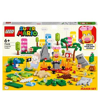 LEGO Super Mario 71418 Toolbox Creativa Crea Livelli con Figure Elementi Erbosi Desertici e Lavici Abbinare agli Starter Pack  LEGO 2022 | Libraccio.it