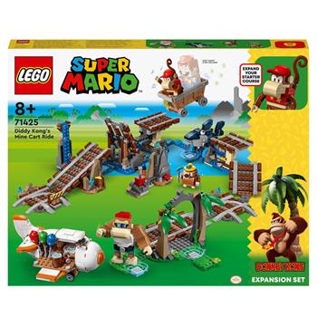 LEGO Super Mario 71425 Pack di Espansione Corsa nella Miniera di Diddy Kong, Aereo Giocattolo e 4 Personaggi  LEGO 2023 | Libraccio.it