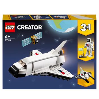 LEGO Creator 31134 Space Shuttle, Set 3 in1 con Astronauta e Astronave Giocattolo, Giochi per Bambini 6+ Idea Regalo Creativa  LEGO 2022 | Libraccio.it