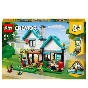 LEGO Creator 31139 Casa Accogliente, Modellino da Costruire di Case Giocattolo 3 in 1, Idea Regalo per Bambini  LEGO 2022 | Libraccio.it