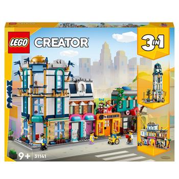 LEGO Creator 3in1 31141 Strada Principale Grattacielo Art D&#233;co o Strada del Mercato Kit Modellismo per Costruzioni Creative  LEGO 2023 | Libraccio.it