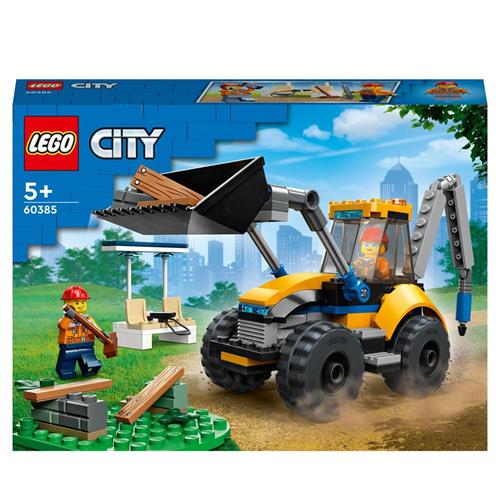 LEGO City 60385 Scavatrice per Costruzioni, Escavatore Giocattolo con  Minifigure, Giochi per Bambini e Bambine, Idea