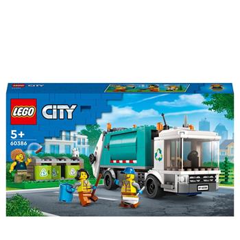 LEGO City 60386 Camion per il Riciclaggio dei Rifiuti, Giocattolo con 3 Bidoni Raccolta Differenziata, Giochi Educativi  LEGO 2022 | Libraccio.it