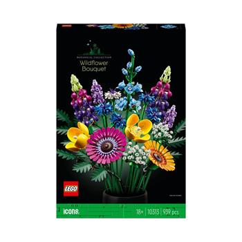 LEGO Icons 10313 Bouquet Fiori Selvatici Finti con Papaveri e Lavanda Artificiali, Idea Regalo Adulti, Botanical Collection  LEGO 2022 | Libraccio.it