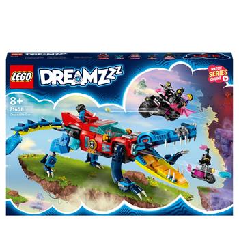LEGO DREAMZzz 71458 Auto-Coccodrillo, Giocattolo 2in1 da Monster Truck a Macchina-Animale con Jayden e il Cacciatore Notturno  LEGO 2023 | Libraccio.it