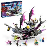 LEGO DREAMZzz 71469 Nave-Squalo Nightmare, Nave Pirata Giocattolo da Costruire in 2 Modi con Minifigure, Giochi per Bambini