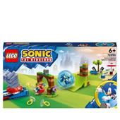 LEGO Sonic the Hedgehog 76990 Sfida della Sfera di Velocit&#224; di Sonic Giocattolo con 3 Personaggi Giochi per Bambini 6+ Anni