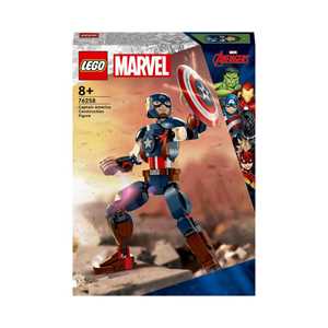 LEGO Marvel 76258 Personaggio di Captain America, Gioco da Costru...