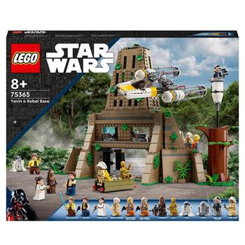 LEGO 75365 Star Wars: A New Hope Base Ribelle su Yavin 4 con 10 Minifigure, 2 Droidi, Starfighter Y-wing e Sala Comando  LEGO 2023 | Libraccio.it