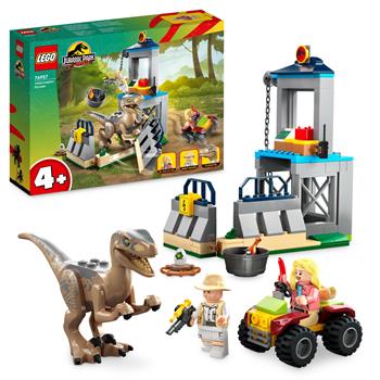 LEGO Jurassic World (76957). La fuga del Velociraptor  LEGO 2023 | Libraccio.it