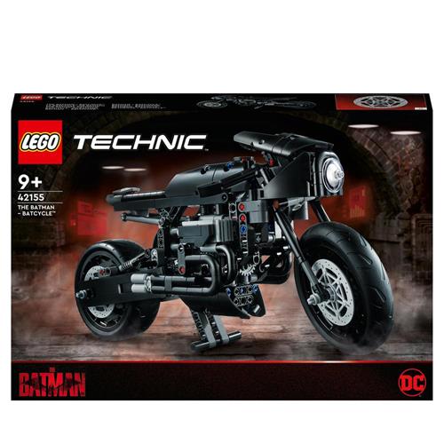 LEGO Technic 42155 THE BATMAN – BATCYCLE, Moto Giocattolo da Collezione,  Modellino Motocicletta del Supereroe, Film del