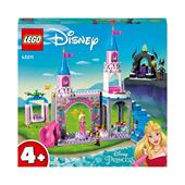 LEGO Disney Princess 43211 Il Castello di Aurora, Giocattolo 4+ con la Bella Addormentata, il Principe Filippo e Malefica