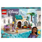 LEGO Disney Wish 43223 Asha nella Citt&#224; di Rosas dal Film Wish con Mini Bambolina di Asha, Giochi per Bambini e Bambine 6+