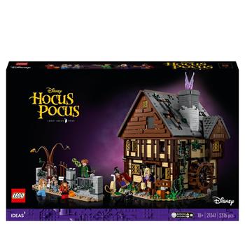 LEGO Ideas 21341 Disney Hocus Pocus: il Cottage delle Sorelle Sanderson, Modellino di Casa da Costruire, Regalo per Adulti  LEGO 2023 | Libraccio.it