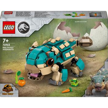 LEGO Jurassic World 76962 Baby Bumpy: Anchilosauro, Giocattolo d'Avventura per i Fan del Cretaceo, Giochi Creativi Bambini 7+  LEGO 2024 | Libraccio.it