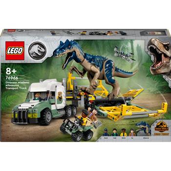 LEGO Jurassic World 76966 Missione Dinosauro: Camion di Trasporto dell&#146;Allosauro, Giocattolo con Veicolo, Giochi Bambini 8+  LEGO 2024 | Libraccio.it