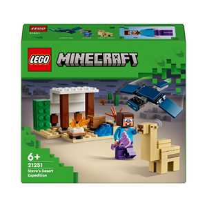 LEGO Minecraft (21251). Spedizione di Steve nel deserto