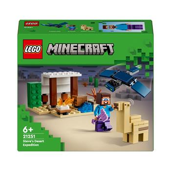 LEGO Minecraft (21251). Spedizione di Steve&#160;nel deserto  LEGO 2024 | Libraccio.it