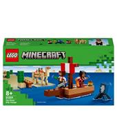 LEGO Minecraft (21259). Il viaggio del galeone dei pirati