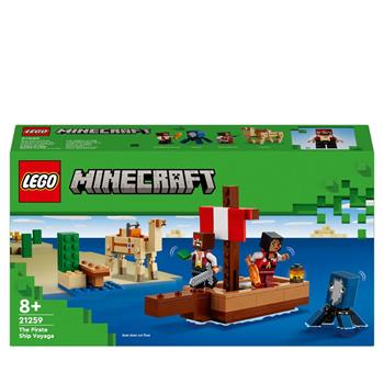 LEGO Minecraft (21259). Il viaggio del galeone dei pirati  LEGO 2024 | Libraccio.it