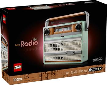LEGO Icons (10334). Radio vintage  LEGO 2024 | Libraccio.it