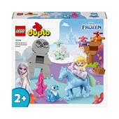 LEGO DUPLO Disney 10418 Elsa e Bruni nella Foresta Incantata Gioco per Bambini 2+ con il Cavallo Giocattolo Nokk di Frozen 2