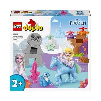LEGO DUPLO Disney 10418 Elsa e Bruni nella Foresta Incantata Gioco per Bambini 2+ con il Cavallo Giocattolo Nokk di Frozen 2  LEGO 2024 | Libraccio.it