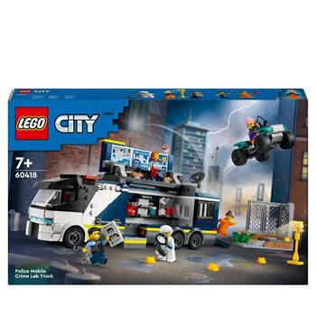 LEGO City Police (60418). Camion laboratorio mobile della polizia  LEGO 2024 | Libraccio.it