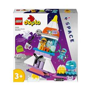 Image of LEGO DUPLO Town (10422). Avventura dello Space Shuttle 3 in 1