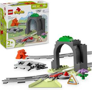 LEGO DUPLO Town (10425). Pack di espansione tunnel e binari ferroviari