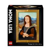 LEGO Art 31213 Gioconda, Riproduzione Opera d'Arte di Leonardo da Vinci in Mattoncini, Idea Regalo per Adulti, Lui o Lei