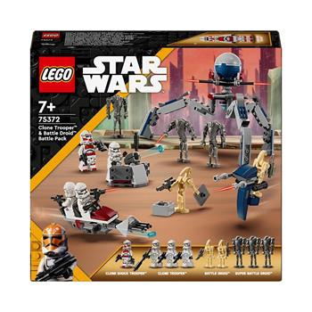 LEGO Star Wars 75372 Battle Pack Clone Trooper e Battle Droid con Veicolo Giocattolo Speeder Bike Idea Regalo Bambini 7+ Anni  LEGO 2024 | Libraccio.it