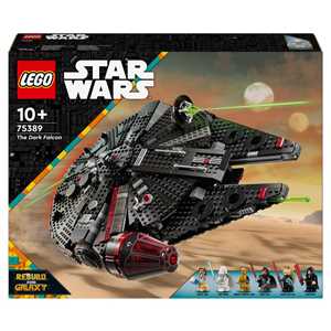 LEGO Star Wars 75389 Dark Falcon, Astronave Giocattolo da Costrui...