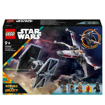 LEGO Star Wars 75393 Mash-up TIE Fighter e X-Wing, Modellini da Costruire di Astronavi Giocattolo, Giochi Creativi Bambini 9+  LEGO 2024 | Libraccio.it