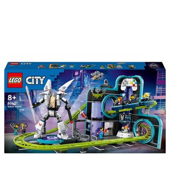 LEGO My City (60421). Montagne russe di Robot World  LEGO 2024 | Libraccio.it