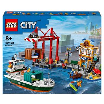 LEGO My City (60422). Porto e nave merci  LEGO 2024 | Libraccio.it