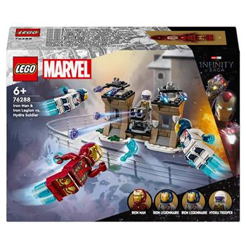 LEGO Marvel 76288 Iron Man e Legione di Ferro vs. Soldato Hydra Giocattolo Costruibile, Giochi Bambini 6+ Fan dei Supereroi  LEGO 2024 | Libraccio.it