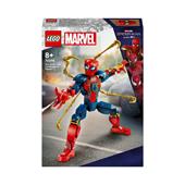 LEGO Marvel 76298 Personaggio Costruibile di Iron Spider-Man, Gioco per Bambini 8+, Supereroe Snodabile con 4 Braccia Extra