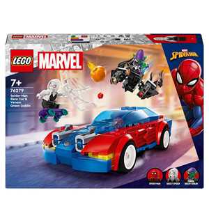 LEGO Super Heroes (76279). Auto da corsa di Spider-Man e Venom Goblin