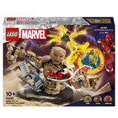 LEGO Marvel 76280 Spider-Man vs. Uomo Sabbia: Battaglia Finale con Minifigure dei Cattivi, Gioco per Bambini 10+, Idea Regalo