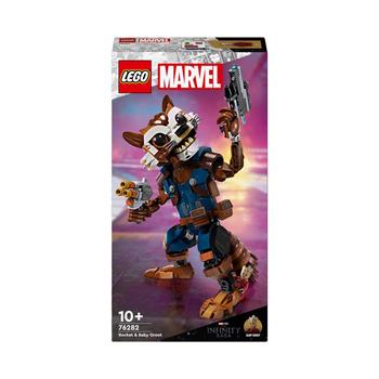 LEGO Super Heroes (76282). Rocket e Baby Groot  LEGO 2023 | Libraccio.it