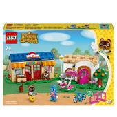 LEGO Animal Crossing 77050 Bottega di Nook e casa di Grinfia, Giochi Creativi per Bambini 7+ con Negozio e Casa Giocattolo