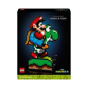 LEGO 71438 Super Mario World: Mario and Yoshi, Kit Modellismo per...