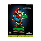 LEGO 71438 Super Mario World: Mario and Yoshi, Kit Modellismo per Adulti da Collezione, Idea Regalo per Uomo, Donna, Lui o Lei